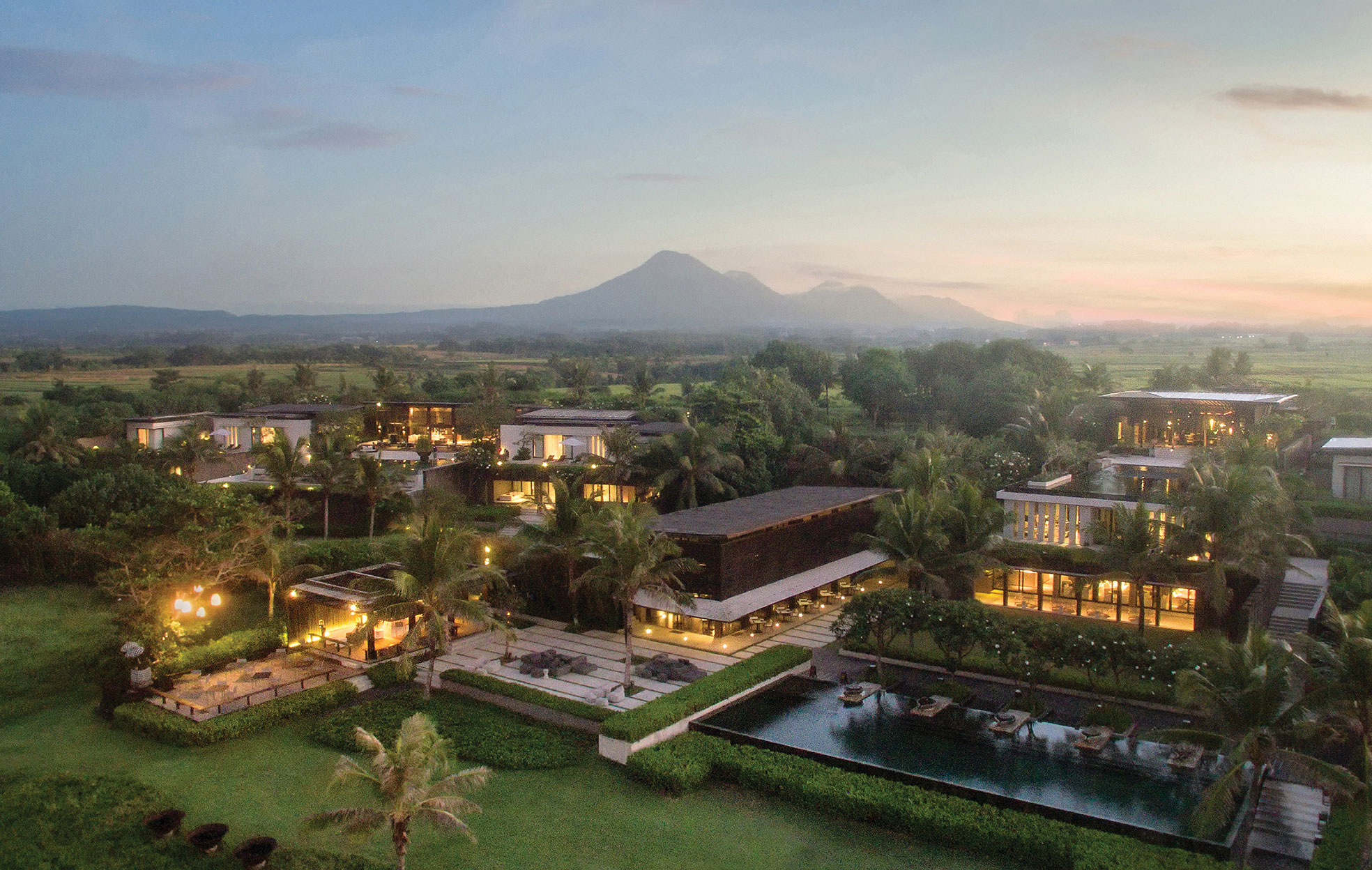 Soori Bali 鸟瞰图